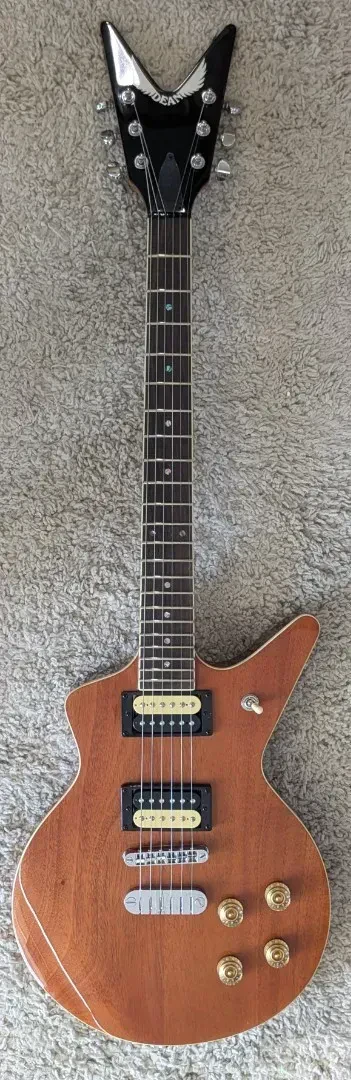 Dean CADI1980 MAH Solid-Body Electric Guitar, Natural Mahogany - 1980 Re-Issue