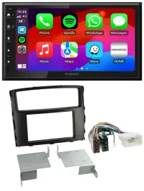 Kenwood MP3 USB DAB 2DIN Bluetooth Autoradio für Mitsubishi Pajero Shogun ab 14