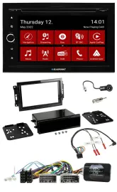 Blaupunkt 2DIN Lenkrad Bluetooth USB TMC DAB Navigation für Dodge Jeep