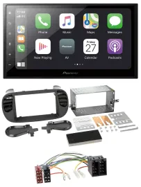 Автомагнитола Pioneer 2-DIN MP3, Bluetooth, DAB, USB для Fiat 500 (до 2012), черный