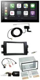 Pioneer USB Lenkrad 2DIN Bluetooth DAB Autoradio für Fiat Sedici Suzuki SX4