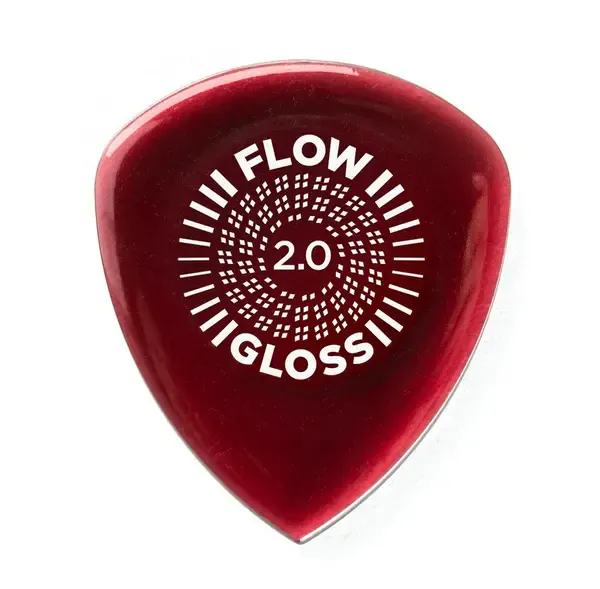 Медиаторы Dunlop Flow Gloss 550P2.0, 3 штуки, 2.0 мм