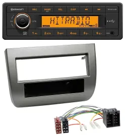 Continental 1DIN USB AUX MP3 Autoradio für Lancia Y (843 03-11) anthrazit