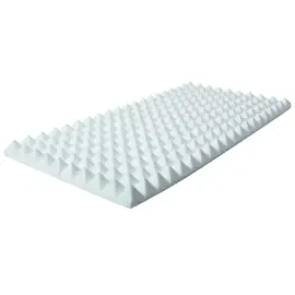 Акустический поролон MUSIC STORE Pyramis Absorber 50x100x 10 cm белый самоклеящийся