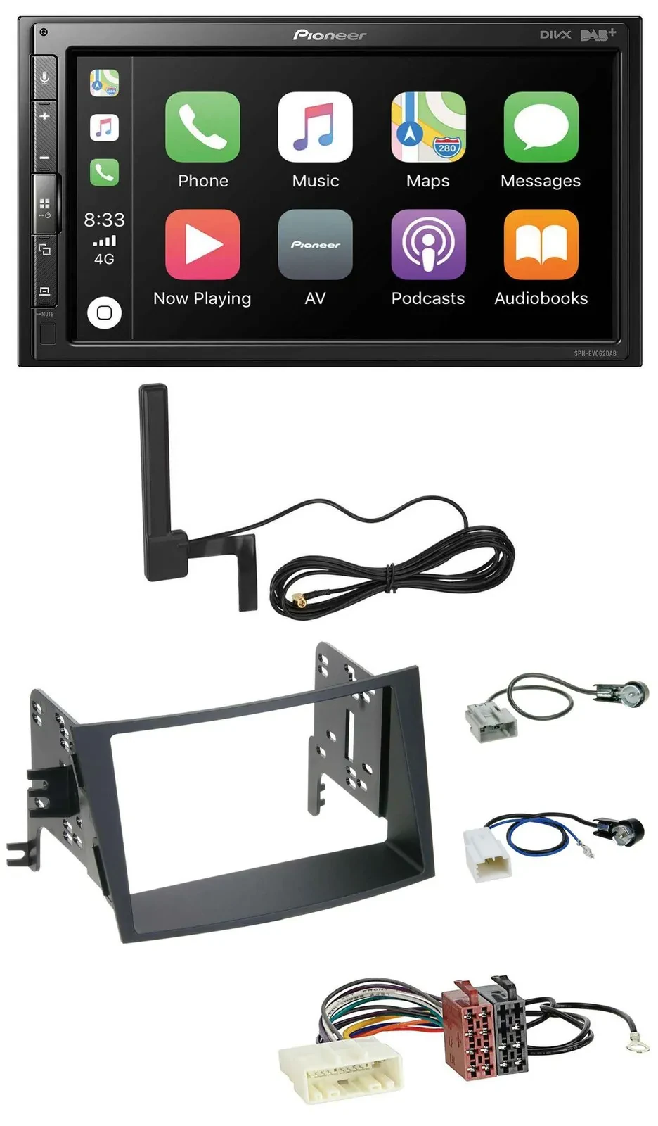 Автомагнитола для Subaru Legacy/Outback Pioneer 2 DIN, USB, Bluetooth, DAB, MP3