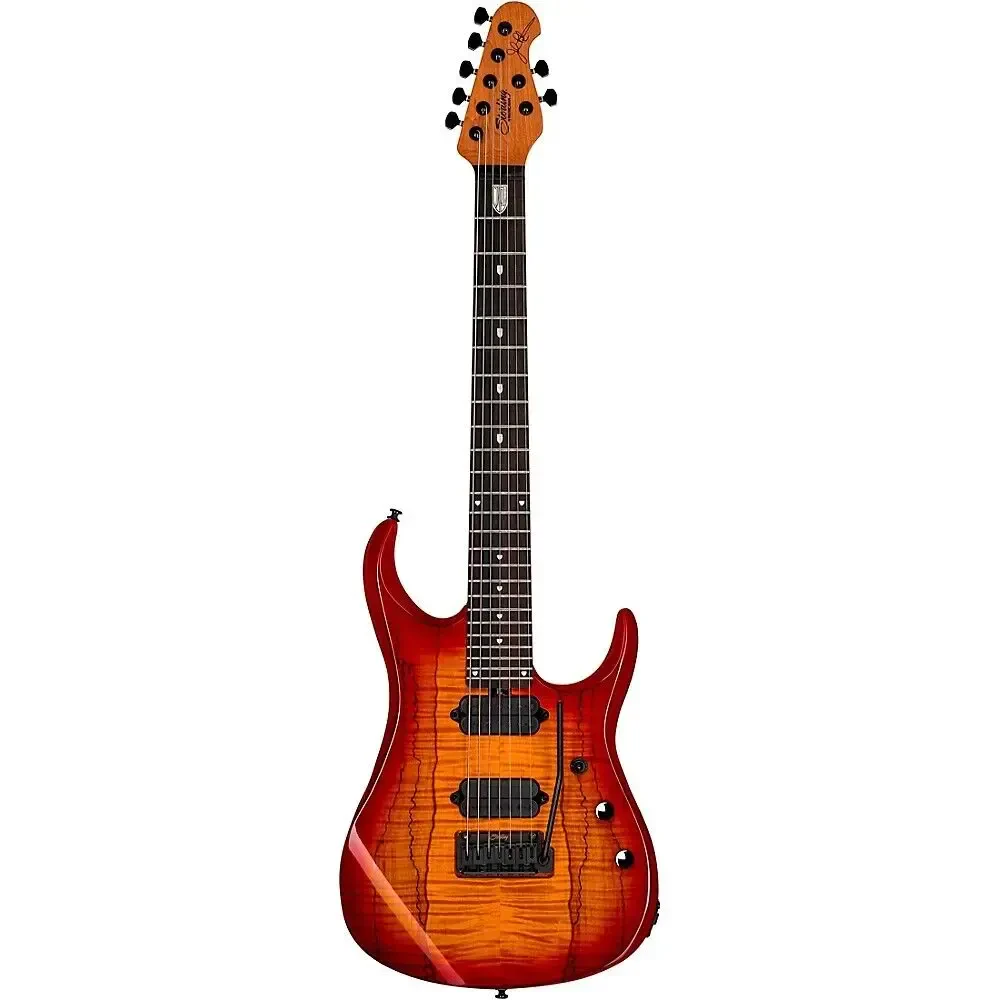 Электрогитара Sterling JP157D John Petrucci W/DiMarzio Pickups 7-String Guitar Bld Orange Brst