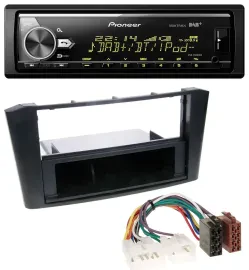 Pioneer Bluetooth USB DAB MP3 Autoradio für Toyota Avensis T25 (2003-2009)