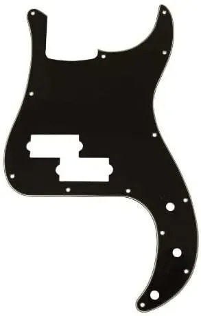 AXL Model PG-376-B 2-Pickup P Bass Pickguard, Black