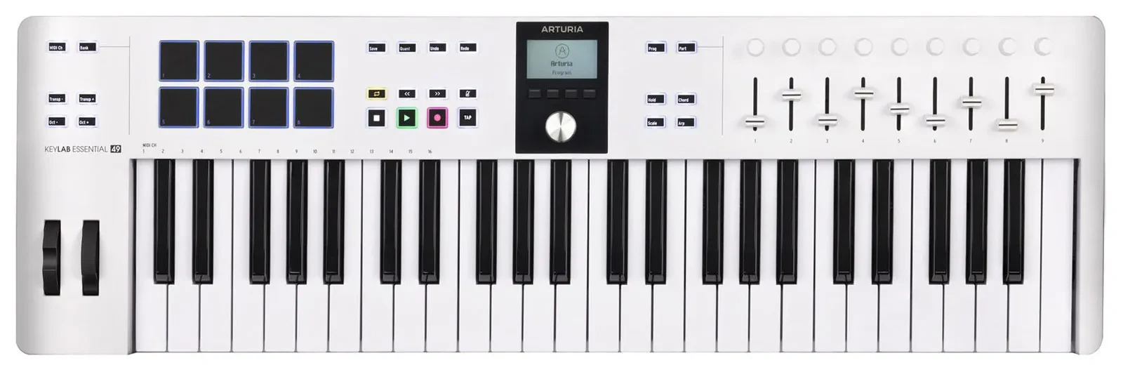 Миди-клавиатура Arturia KeyLab Essential 49 MK3 White