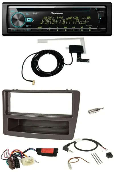 Pioneer MP3 Lenkrad CD USB DAB Autoradio für Honda Civic 04-06 anthrazit