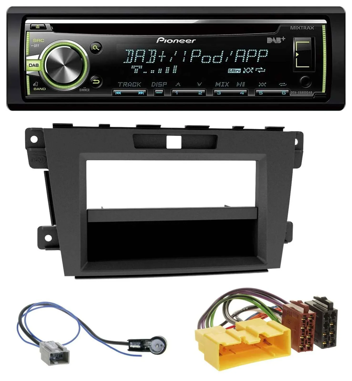 Pioneer DAB USB MP3 AUX CD Autoradio für Mazda CX-7 (2009-2013)
