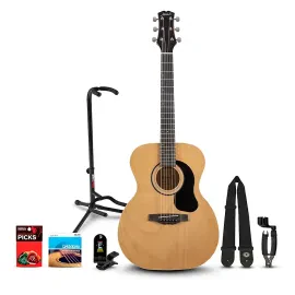 Mitchell Launch O100JR Auditorium Junior Acoustic Guitar w/Accessories & Stand