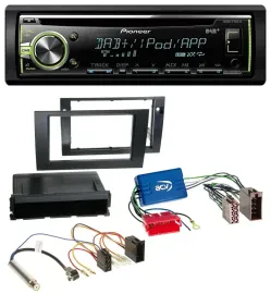 Автомагнитола для Audi A4 B6/B7 2001–2008 Pioneer DAB USB MP3 AUX CD
