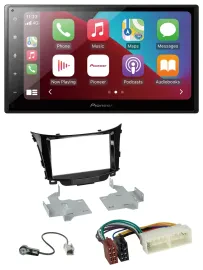 Pioneer USB MP3 DAB 2DIN Bluetooth Autoradio für Hyundai I30 (ab 2017)