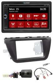 Blaupunkt Lenkrad DAB TMC 2DIN USB Bluetooth Navigation für Suzuki SX4 ab 2013