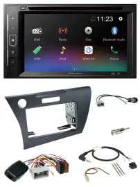 Pioneer Bluetooth Lenkrad USB 2DIN DAB DVD Autoradio für Honda CR-Z 2010-2013