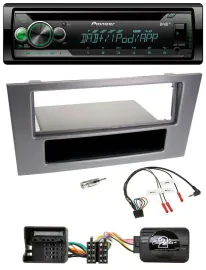 Автомагнитола для Ford Mondeo 2004–2007 Pioneer USB/MP3/CD, DAB, поддержка управления с руля, антрацит