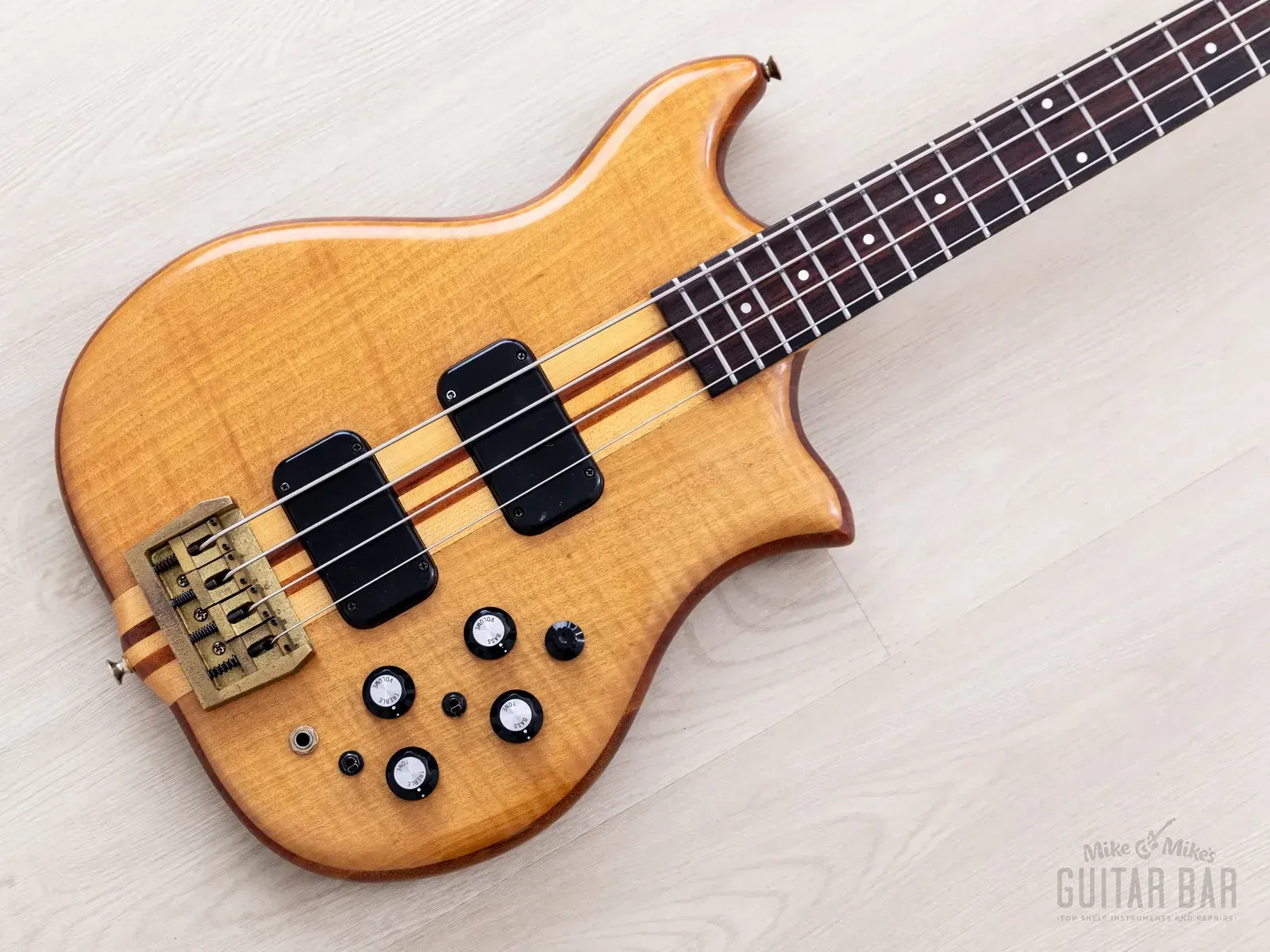 Б/У бас-гитара Kawai FIIB сквозной гриф, активная электроника, Japan, 1980s