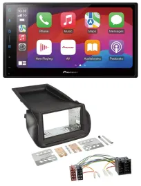 Автомагнитола Pioneer 2DIN DAB USB Bluetooth для Citroen Nemo и Fiat Fiorino