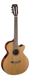 Классическая гитара с подключением Cort CEC5 Natural Satin с узким грифом