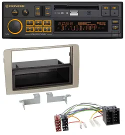 Pioneer DAB MP3 USB Bluetooth Autoradio für Lancia Musa (ab 2005)
