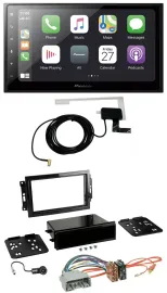 Pioneer USB MP3 2DIN Bluetooth DAB Autoradio für Chrysler 300C Dodge Caliber Jee