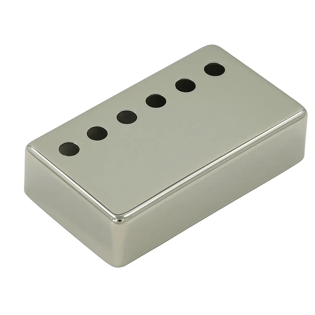 Advanced Plating F-Space Humbucker Pickup Cover (52mm) for Gibson, NICKEL