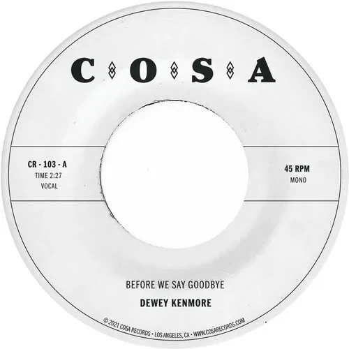 Виниловая пластинка Dewey Kenmore - Before We Say Goodbye [New Vinyl LP]