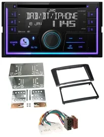 JVC MP3 USB 2DIN DAB Bluetooth CD Autoradio für Toyota Avensis 2003-2009