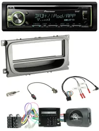 Pioneer DAB USB MP3 Lenkrad CD Autoradio für Ford Focus Galaxy C-Max Can ab 2007