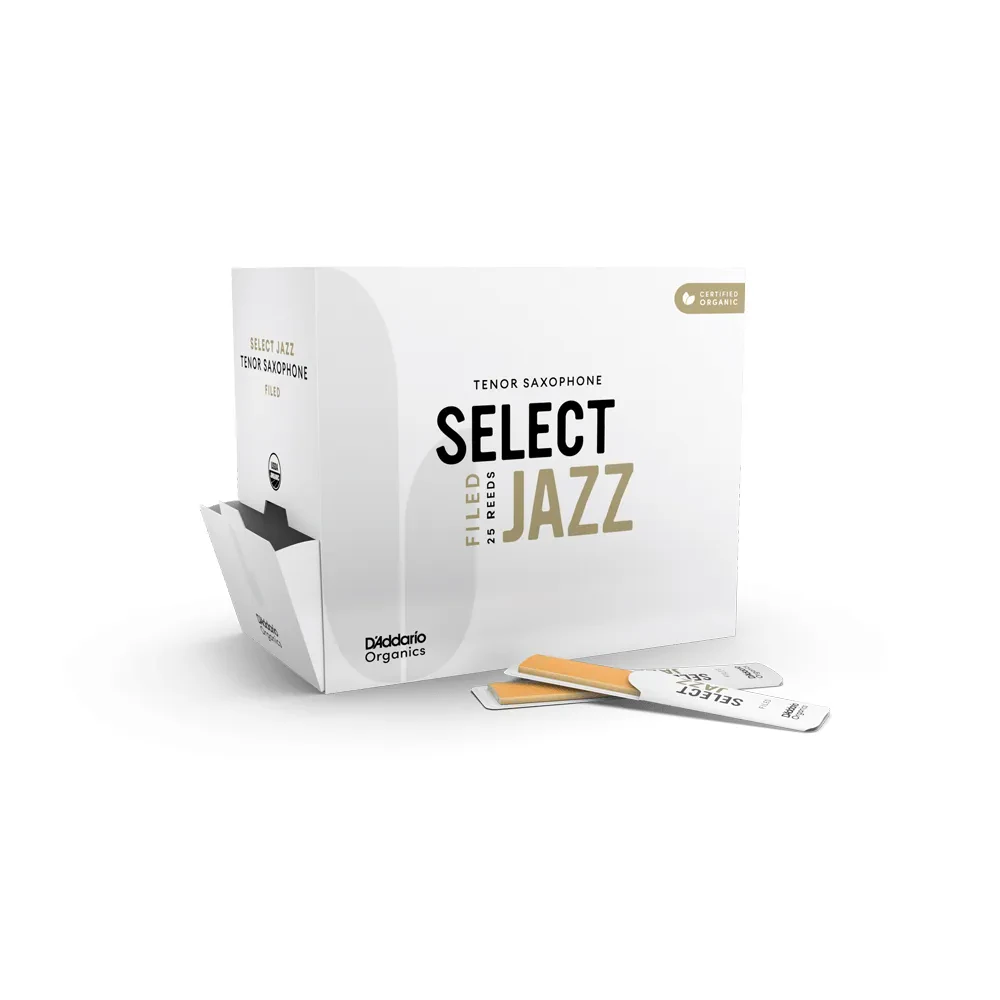 Трости для тенор-саксофона D'Addario Organic Select Jazz Filed 3S (25 шт)