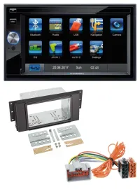 Blaupunkt SD Bluetooth 2DIN MP3 USB AUX Autoradio für Land Rover Free Lander 11-
