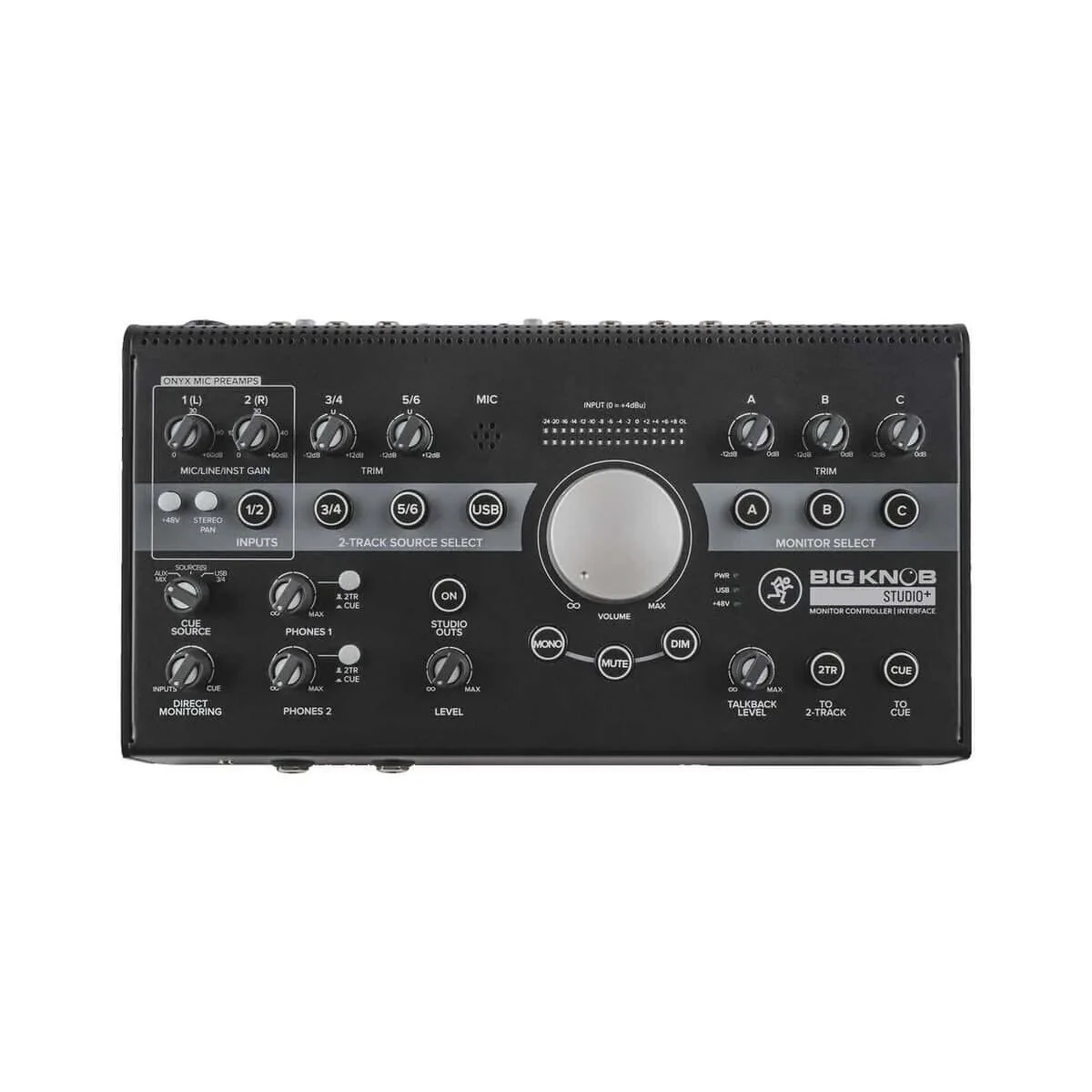 Mackie Big Knob Studio+ 4×3 Studio Monitor Controller with Interface (OPEN BOX)