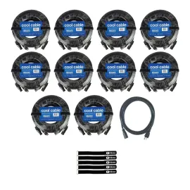 Кабель DMX Blizzard DMXPCT-50 50' 3-pin, PowerCON TRUE1, IP-rated (набор, 10 шт.)