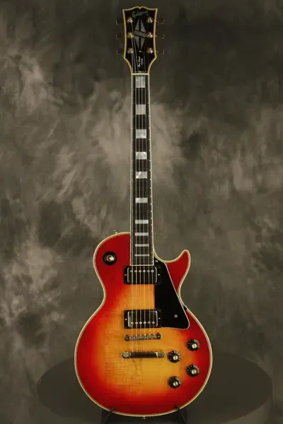 Электрогитара Gibson Les Paul Custom Cherry Sunburst HH w/case USA 1973