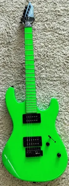 Электрогитара Dean Guitars Custom Zone 80s Style Nuclear Green