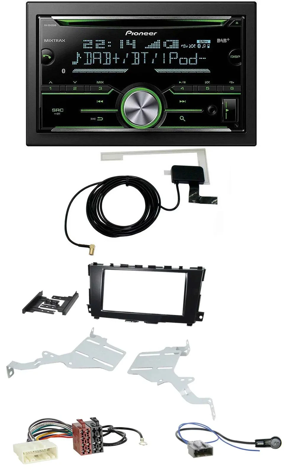 Pioneer CD USB MP3 Bluetooth 2DIN DAB Autoradio für Nissan Altima 2013-2018