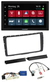 Blaupunkt Lenkrad Bluetooth DAB 2DIN USB Autoradio für Toyota Hilux ab 2011 28-P