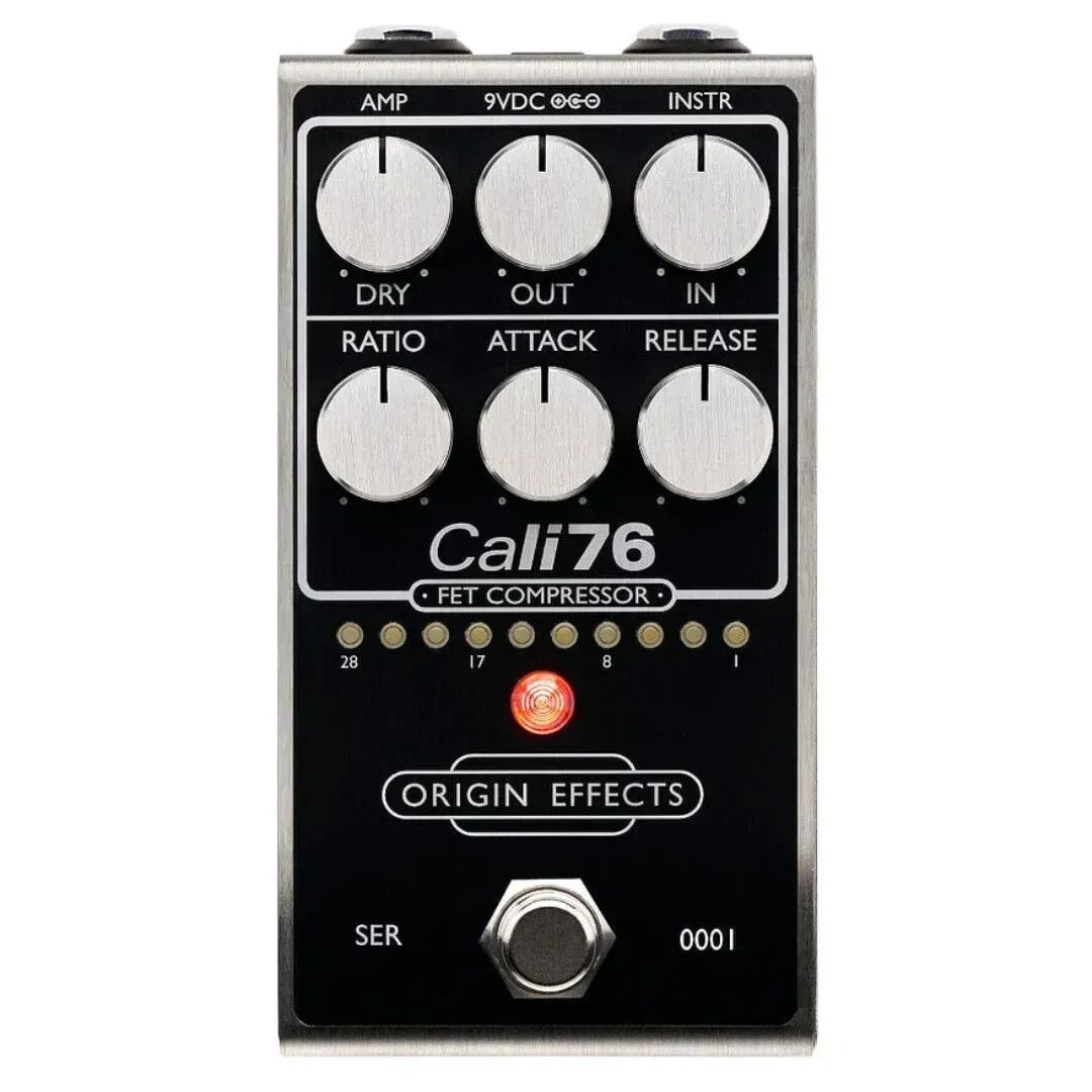 Педаль эффектов для электрогитары Origin Effects Cali76 FET Compressor Black