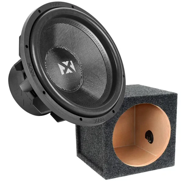 NVX VCW152v3 | 3000W Dual 2-ohm 15" Subwoofer with Enclosure