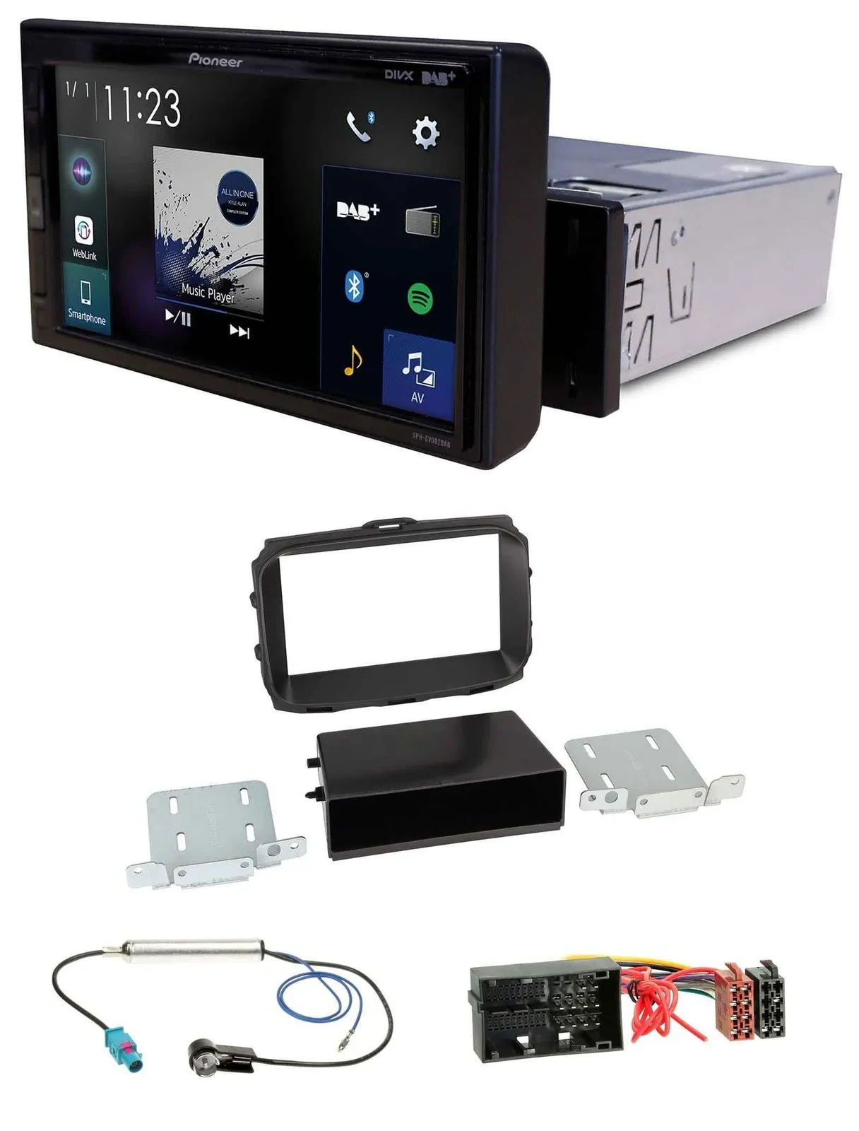 Автомагнитола для Alfa Romeo Giulietta (940) Pioneer DAB, MP3, Bluetooth, USB