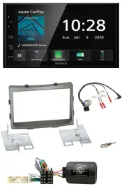 Kenwood Bluetooth Lenkrad DAB USB 2DIN Autoradio für SSangYong Rodius ab 2013