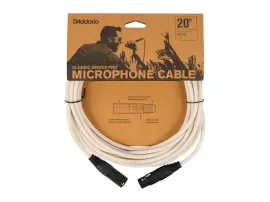 Микрофонный кабель D'Addario PW-CPMIC-20WH Classic Series Pro 6 м белый