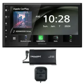 Kenwood DMX4710S Double-DIN + SiriusXM SXV300v1 Tuner Kit
