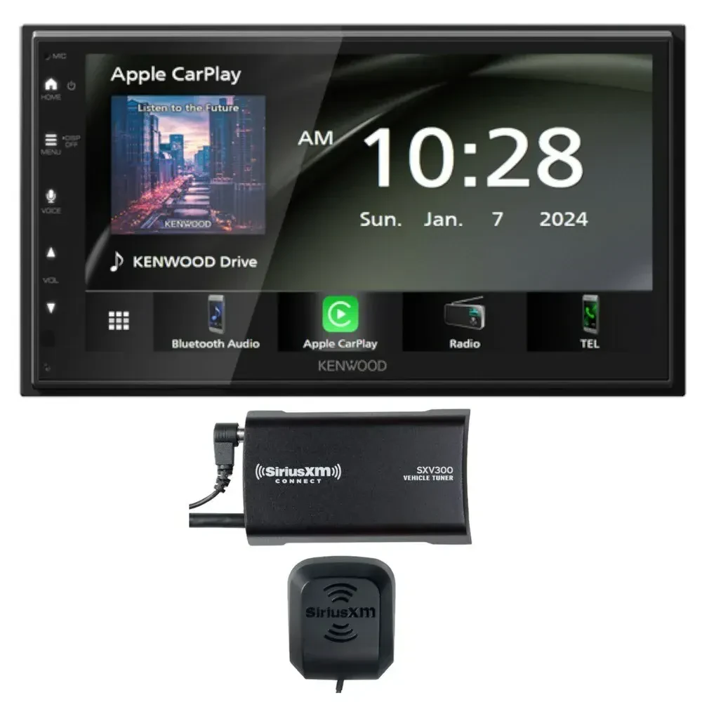 Автомагнитола Kenwood DMX4710S 2-DIN (набор) с тюнером SiriusXM SXV300v1