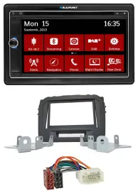 Blaupunkt Bluetooth DAB 2DIN USB DVD MP3 Autoradio für Suzuki Vitara LY ab 04/20