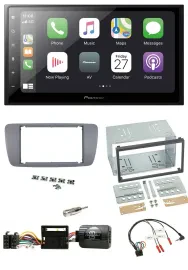 Автомагнитола Pioneer 2DIN, Bluetooth, DAB, USB, для Seat Ibiza (с 2008), поддержка кнопок на руле