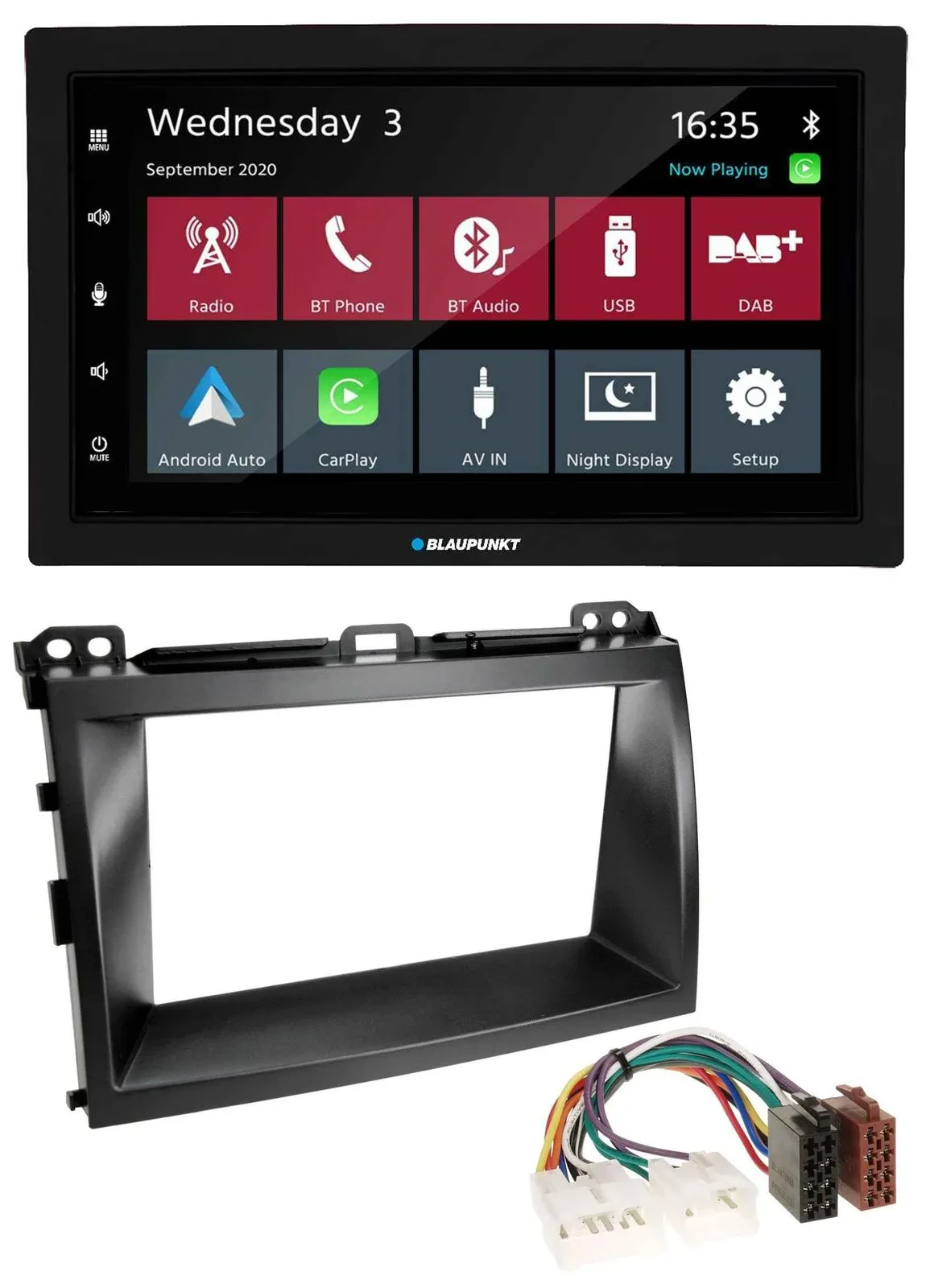 Blaupunkt DAB Bluetooth USB MP3 2DIN Autoradio für Lexus GX-470 (2003-2009)