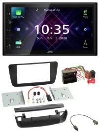 JVC DAB 2DIN MP3 Bluetooth USB Autoradio für Mercedes A-Klasse W176 2012-2018 CL