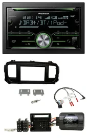 Pioneer Bluetooth Lenkrad DAB 2DIN USB CD Autoradio für Toyota Proace Citroen Ju